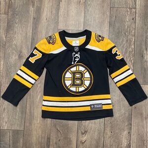 Boys Fanatics Boston Bruins Bergeron Hockey Jersey
